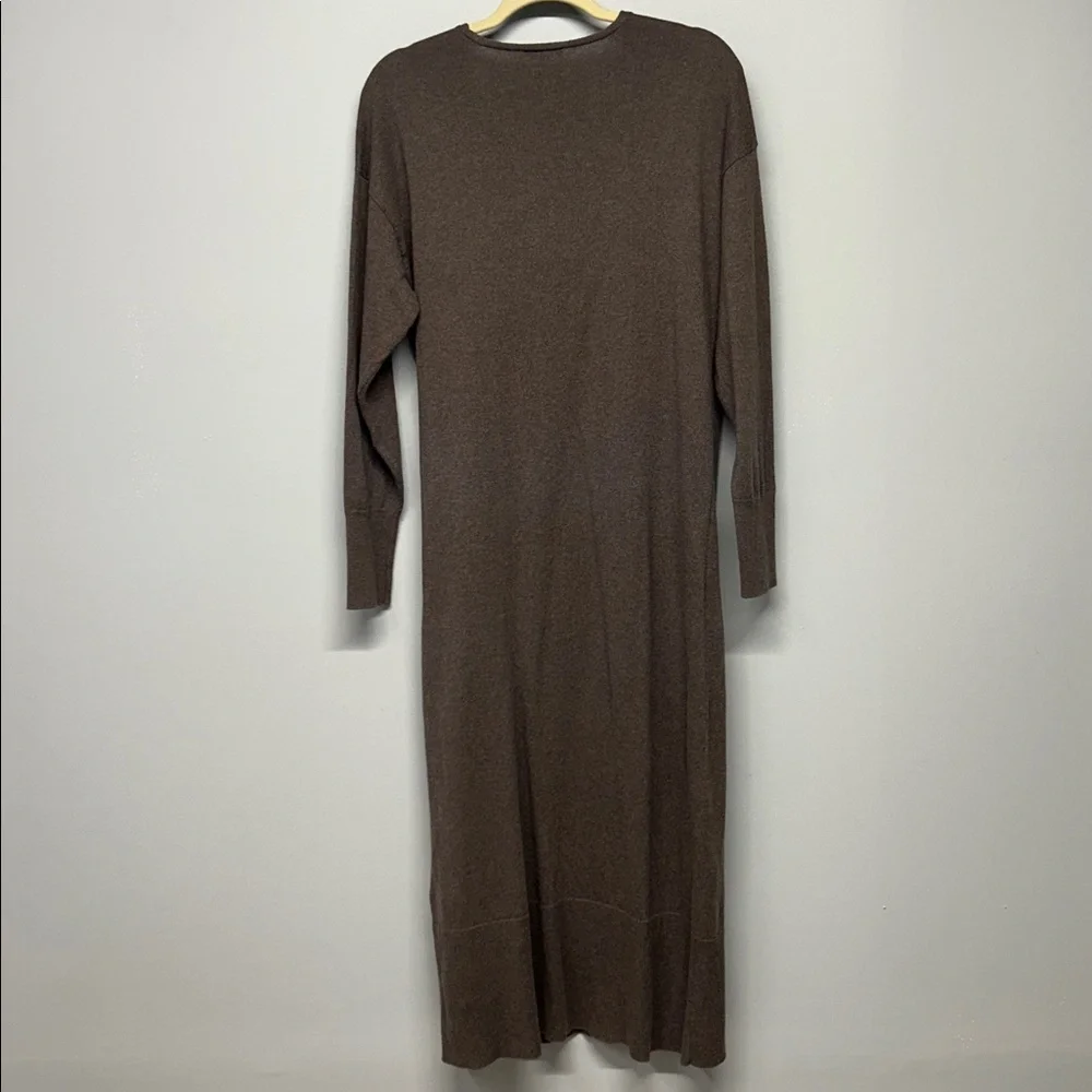 Rails Margot Sweater Dress Medium Tan Neutral Minimalist Staple Quiet Luxury - Picture 6 of 6